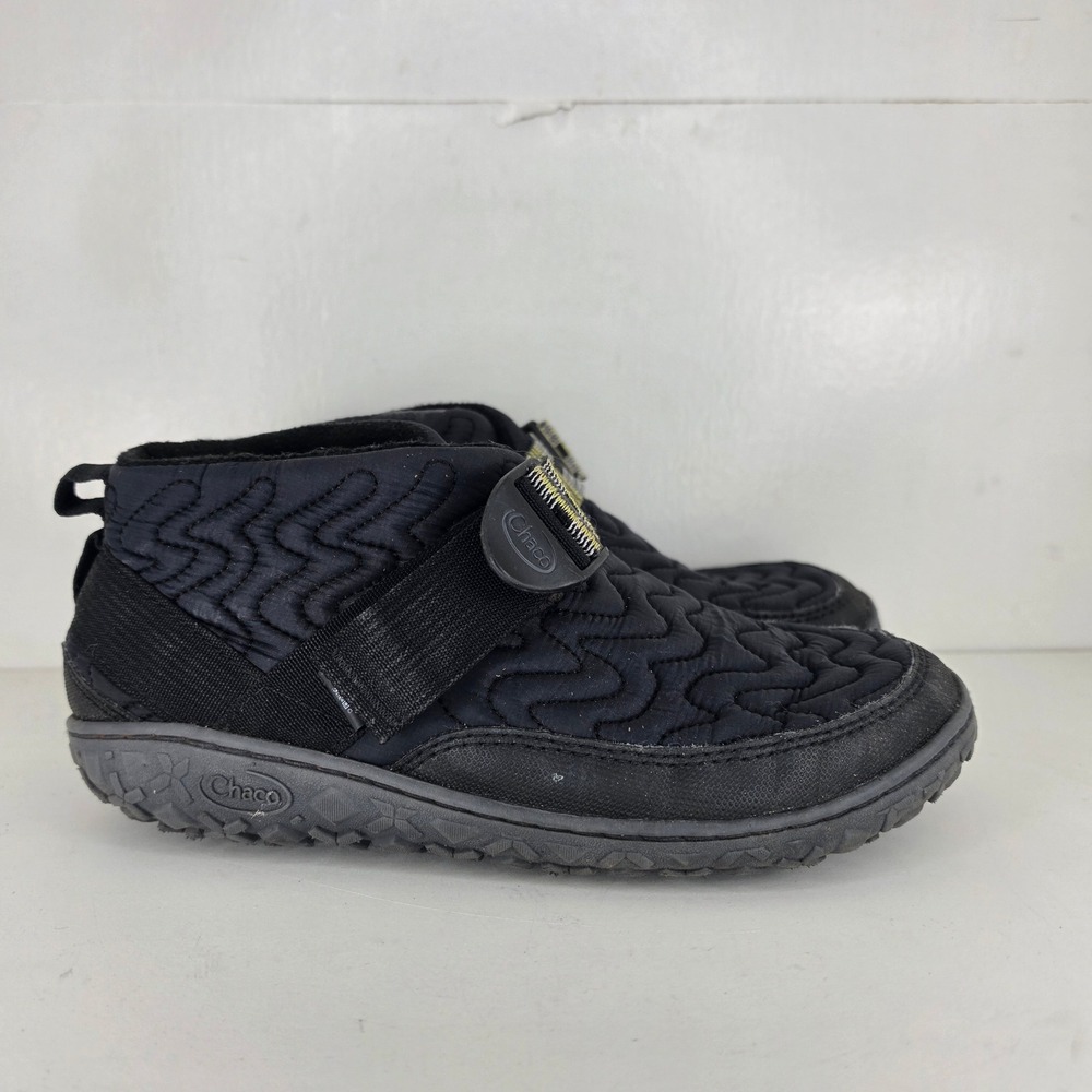 Chaco Ramble Puff Linear Black Winter Mocs Shoes JCH107514 Womens 8.5